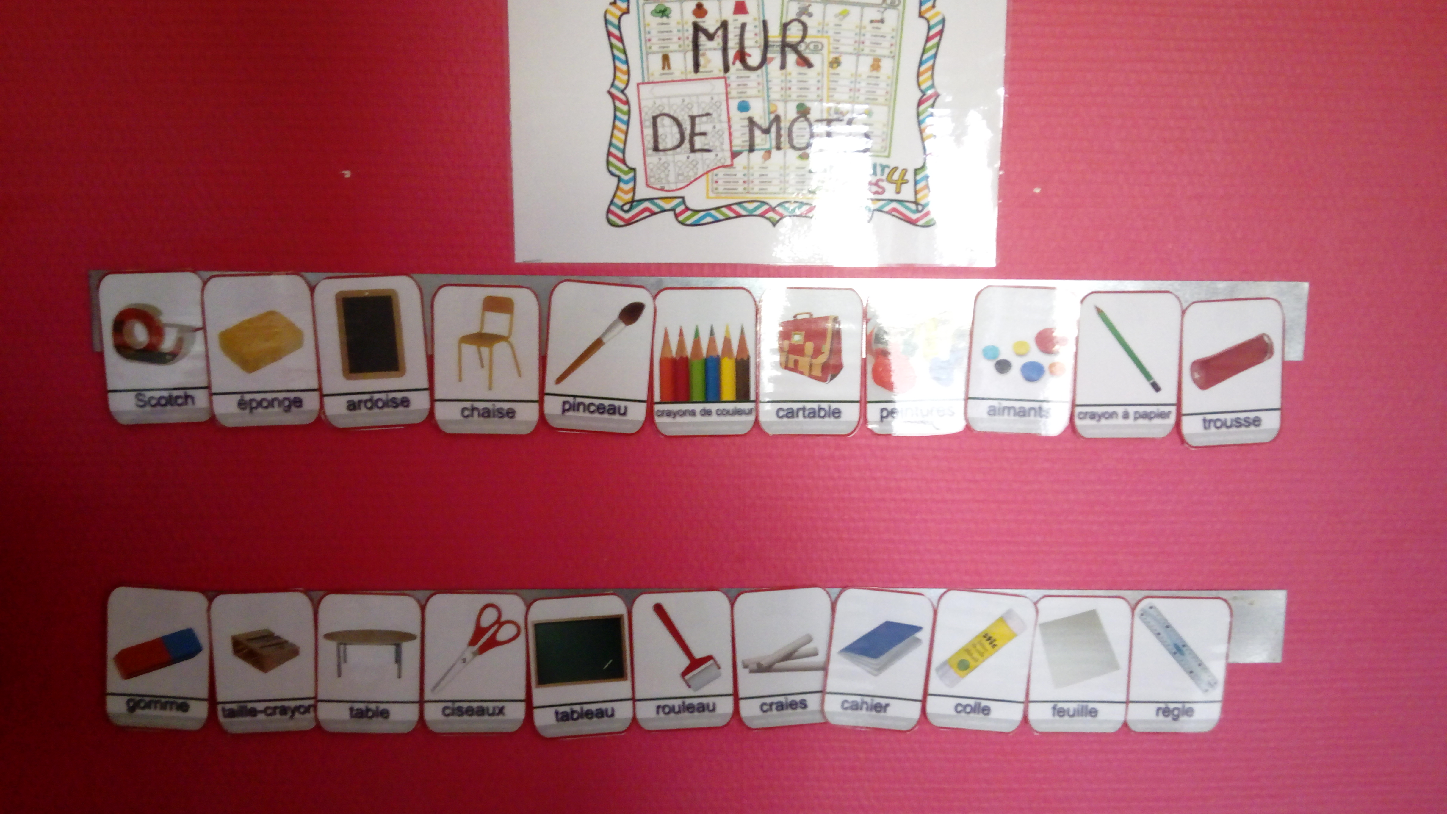 Notre mur de mots